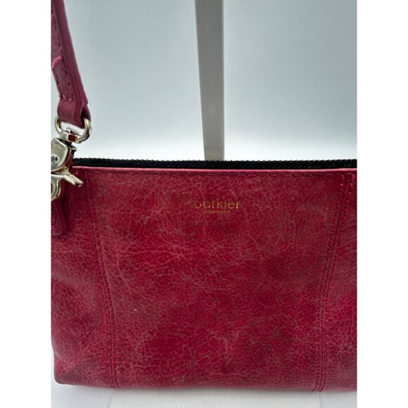 Botkier Mini Crossbody Bag Womens Pink Leather Tassel Zip Purse 9x6 Y2K Designer - Picture 5 of 10